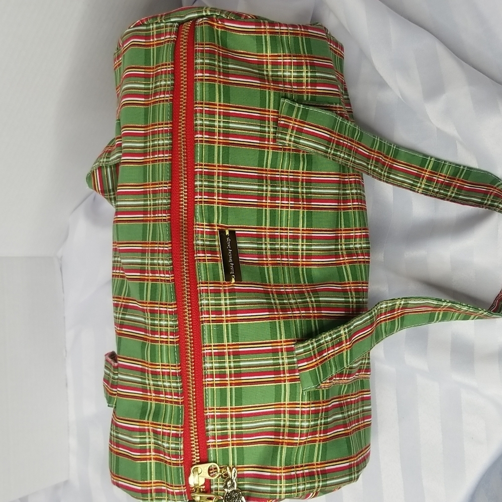 BUNNY BRADLEY BIRDIE BARREL BAG-SHERIDAN TARTAN DESIGN - Picture 6 of 8